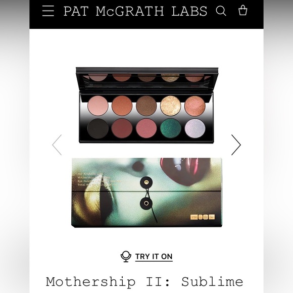 Pat McGrath Other - 🔥Pat McGrath Mothership II: 
  Sublime Eyeshadow Palette🔥